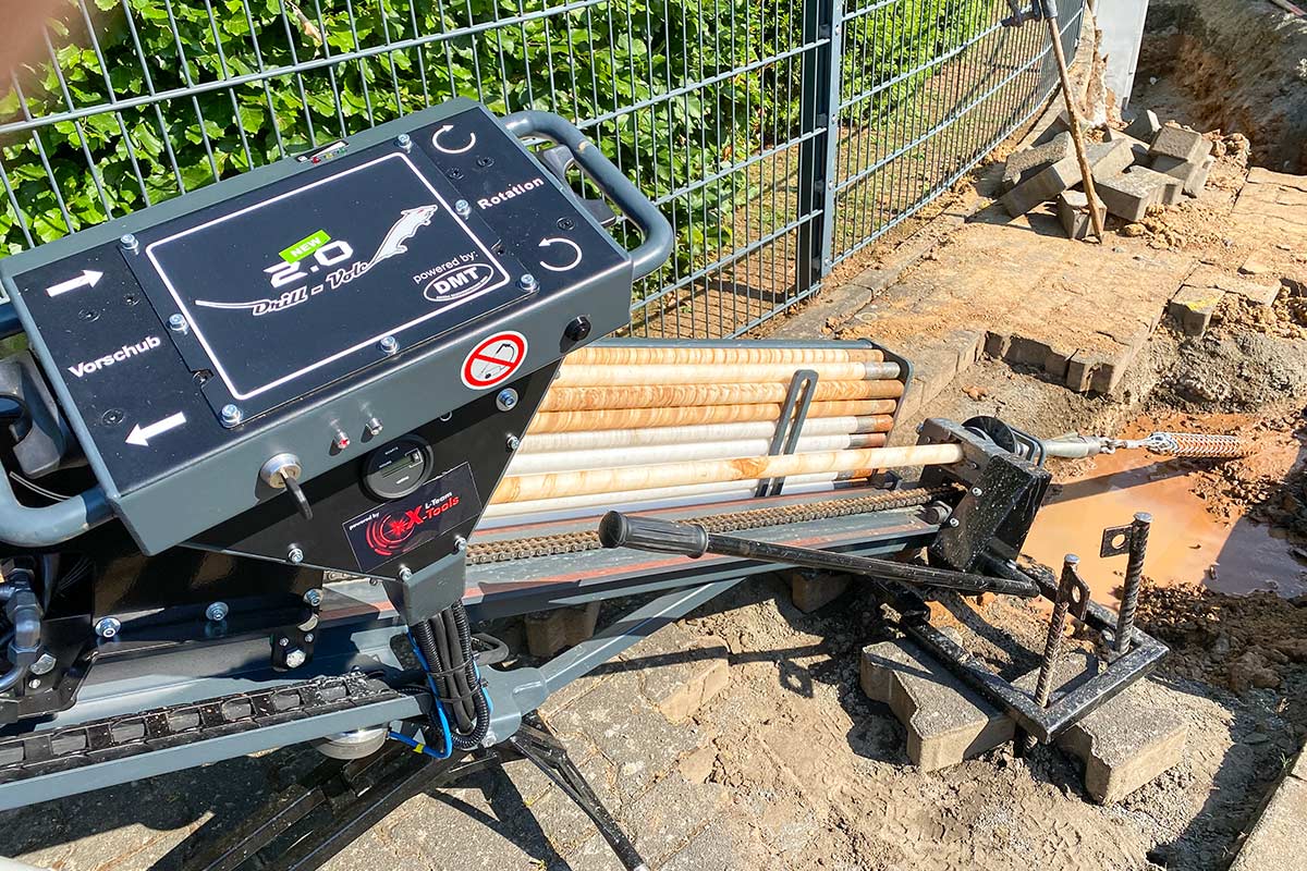 Drill-Vole 2.0 auf der Baustelle